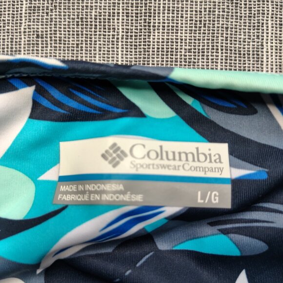 Columbia PFG Dress Womens Size Large Freezer III Floral Pattern Sun Coverup - Picture 10 of 12